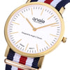 ANGIE ST7203G Men Quartz Watch Swiss Movt 3ATM Detachable Nylon Strap Wristwatch