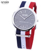ANGIE ST7203G Men Quartz Watch Swiss Movt 3ATM Detachable Nylon Strap Wristwatch