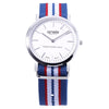 ANGIE ST7203G Men Quartz Watch Swiss Movt 3ATM Detachable Nylon Strap Wristwatch