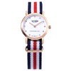 ANGIE 16SS42 Female Quartz Watch Imported Movt Detachable Nylon Band 3ATM Wristwatch