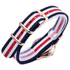 ANGIE 16SS42 Female Quartz Watch Imported Movt Detachable Nylon Band 3ATM Wristwatch
