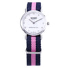 ANGIE 16SS42 Female Quartz Watch Imported Movt Detachable Nylon Band 3ATM Wristwatch