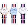 ANGIE 16SS42 Female Quartz Watch Imported Movt Detachable Nylon Band 3ATM Wristwatch