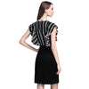 Butterfly Sleeve Bowknot Dress