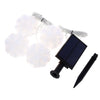 Solar Powered LED Rose Flower Lamp RGB Fairy String Light