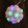 Solar Powered LED Rose Flower Lamp RGB Fairy String Light