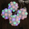 Solar Powered LED Rose Flower Lamp RGB Fairy String Light