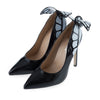 RainbowCat Sexy Butterfly Pointed Toe Color Block Ladies High Heel Leather Shoes