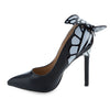 RainbowCat Sexy Butterfly Pointed Toe Color Block Ladies High Heel Leather Shoes