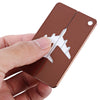 SHINETRIP 2pcs Luggage Hang Tag Boarding Shipment Label with Stainless Steel Ring