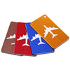 SHINETRIP 2pcs Luggage Hang Tag Boarding Shipment Label with Stainless Steel Ring