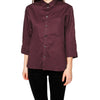 Stylish Turn-down Collar Front Single-breasted Pocket Shirt for Women