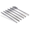 6pcs 10 - 25mm Wood Flat Drill Bits Flat Spade Hex Shank Woodworking Hole Cutters Tools