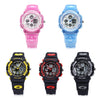 HOSKA H003S Digital Quartz Children Sport Watch Chronograph Calendar Alarm Backlight 5ATM Wristwatch
