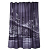 City Night View Pattern Waterproof Bathing Shower Curtain Polyester Bathroom Decor