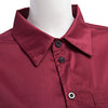 Stylish Turn-down Collar Front Single-breasted Pocket Shirt for Women