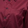 Stylish Turn-down Collar Front Single-breasted Pocket Shirt for Women