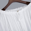 Sweet Off The Shoulder Flare Sleeve Lacework T-shirt for Women