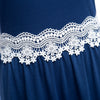 Bohemian Off The Shoulder Lace Patchwork Lace-up Dress for Women