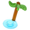 Inflatable Drink Can Holder Coconut Tree Shape Summer Beach Bath Toy Lucency