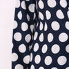 Turn Down Collar Allover Polka Dot Print Soft Pajama for Women
