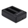 CHG - USB - AHDBT401 Black Dual USB Battery Charger for GoPro Hero 401