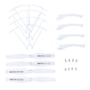 Landing Skid + Protection Frame + Propeller Set with Screw for Syma X5HW X5HC RC Quadcopter Model