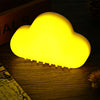 Cloud USB Rechargeable Night Light Touch Sound Sensor Control LED Lamp