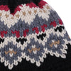Vintage Jacquard Pattern Color Mixing Knitted Hat for Ladies