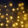 AC 220V 3M Droop 1M Curtain Icicle String Light 150 LEDs Decorative Lamp