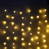 AC 220V 3M Droop 1M Curtain Icicle String Light 150 LEDs Decorative Lamp