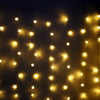 AC 220V 3M Droop 1M Curtain Icicle String Light 150 LEDs Decorative Lamp