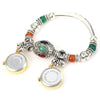 JUBAOLI 1134 Female Quartz Watch Arabic Numerals Scale Elephant Decoration Pendant Wristwatch