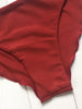 Fashion Solid Color Back Strappy Bikini Set For Women