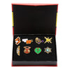 8pcs Children Cartoon Badge Breastpin Decoration Toy Set with Gift Box