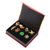 8pcs Children Cartoon Badge Breastpin Decoration Toy Set with Gift Box