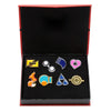 8pcs Children Cartoon Badge Breastpin Decoration Toy Set with Gift Box