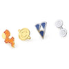 8pcs Children Cartoon Badge Breastpin Decoration Toy Set with Gift Box