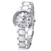 LOTUSMAN DL895TXA Women Quartz Watch Calendar Artificial Diamond Dial Water Resistance Wristwatch