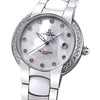 LOTUSMAN DL895TXA Women Quartz Watch Calendar Artificial Diamond Dial Water Resistance Wristwatch