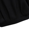 Round Collar Bat Sleeve Loose Slit Back Knotted Blouse