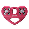 Rock Climbing Kit Double Trolley Pulley D-shaped Mountaineering Buckle