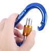 Rock Climbing Kit Double Trolley Pulley D-shaped Mountaineering Buckle