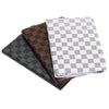 PU Leather Check Pattern Flip Cover 360 Degree Rotation Back Case for iPad Mini 4