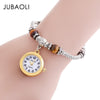 JUBAOLI 1116 Women Quartz Bracelet Watch Luminous Artificial Diamond Strap Bracelet