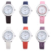 VILAM V1010L - 01A Women Quartz Watch 3ATM Artificial Diamond Petal Pattern Mirror Wristwatch