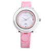 VILAM V1010L - 01A Women Quartz Watch 3ATM Artificial Diamond Petal Pattern Mirror Wristwatch