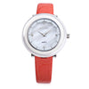 VILAM V1010L - 01A Women Quartz Watch 3ATM Artificial Diamond Petal Pattern Mirror Wristwatch