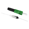 SC / APC Connector Adapter Embedded Cable Hot Melting Head Union Joint for Optical Fiber