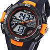 VILAM 09009 - 02 Dual Movt Digital Quartz Sports Watch Calendar Alarm Chronograph Display Wristwatch